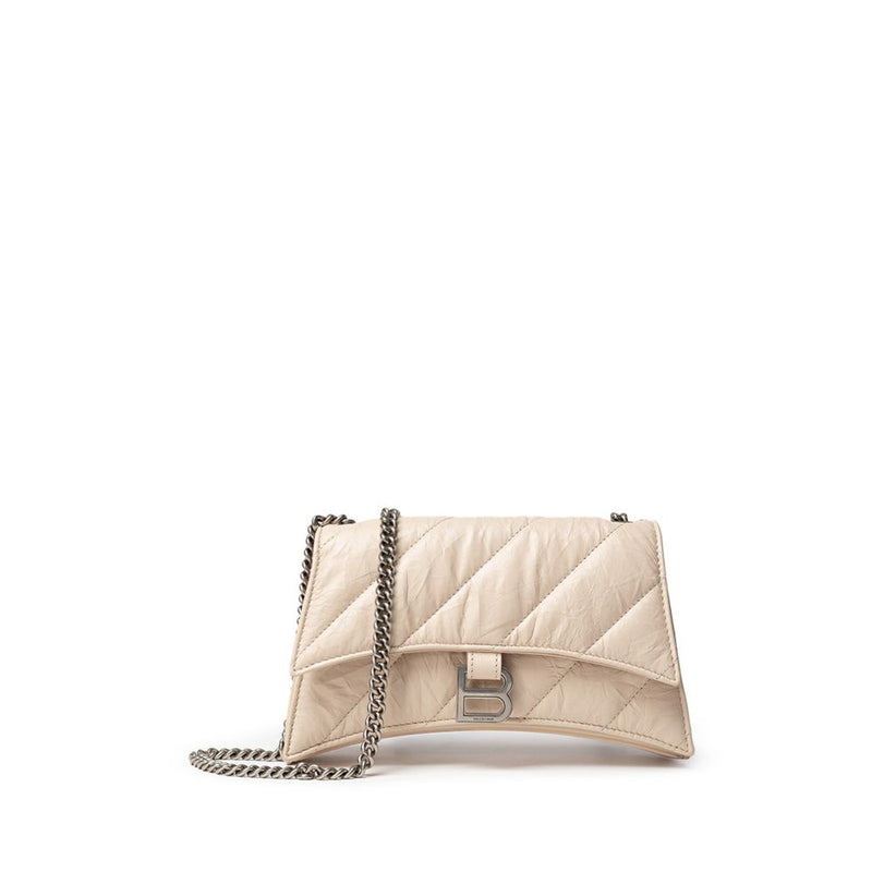 Beige Leather Shoulder Bag-Balenciaga-LabelTerrace.com
