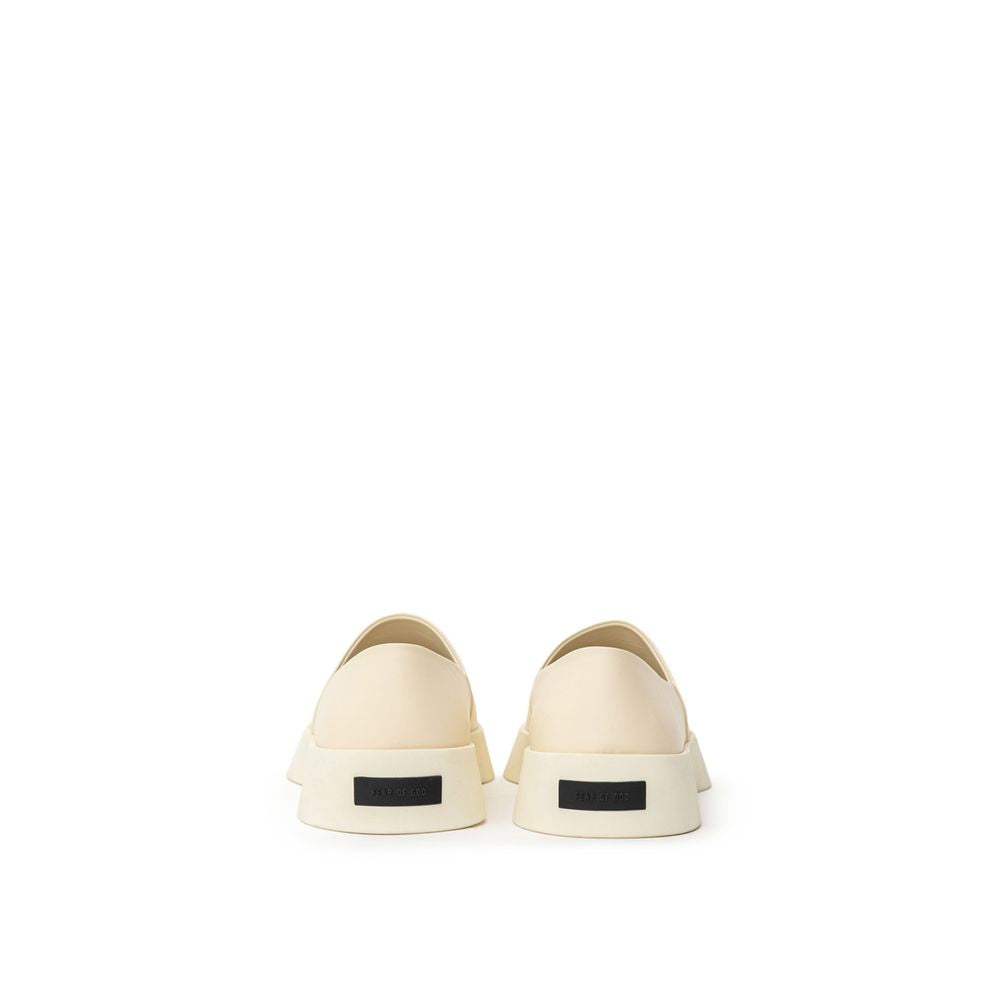 Beige Leather Slip-On Loafer-Fear Of God-LabelTerrace.com