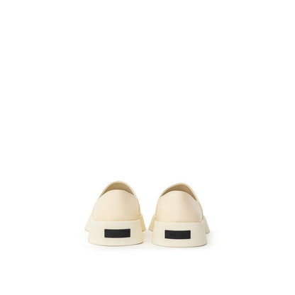 Beige Leather Slip-On Loafer-Fear Of God-LabelTerrace.com