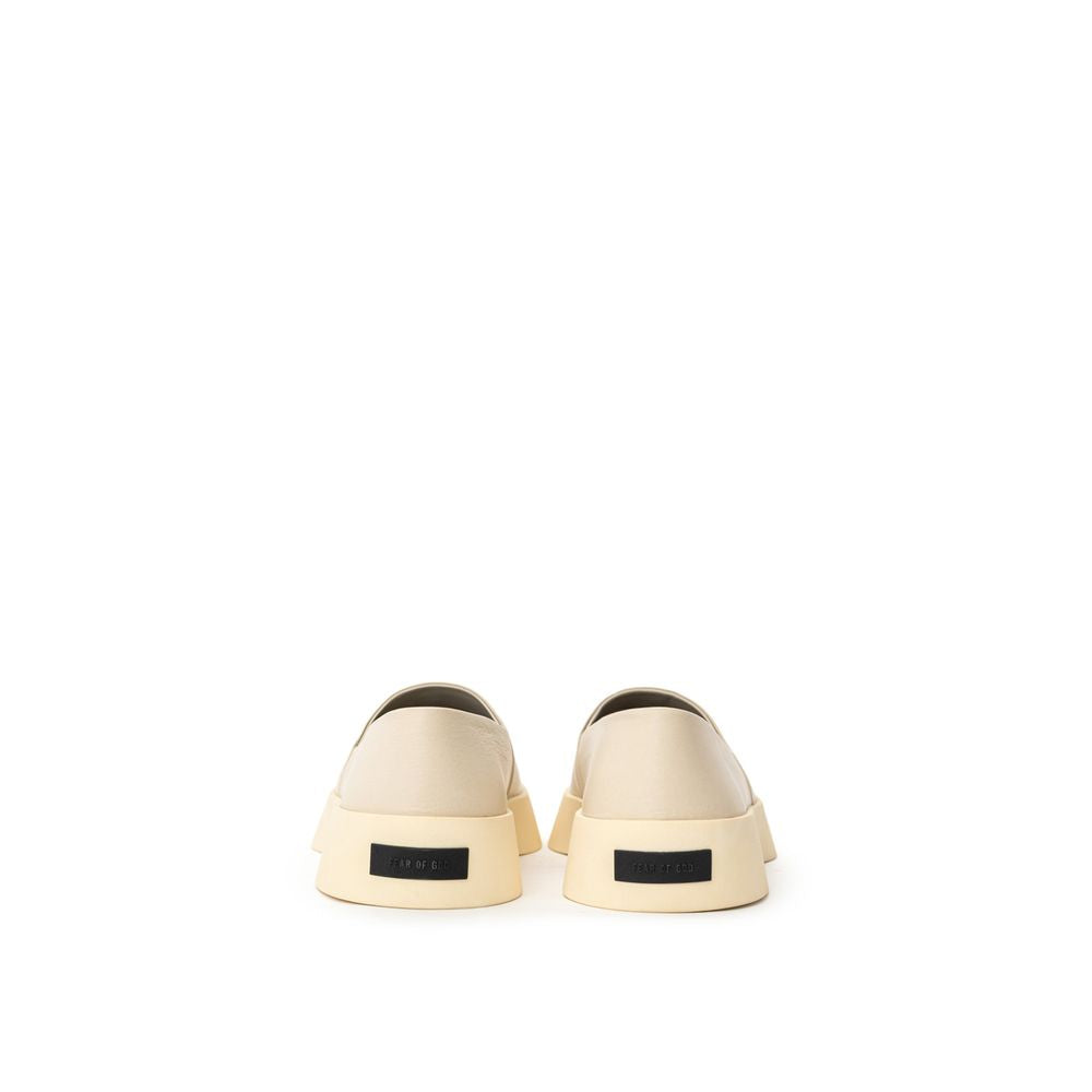 Beige Leather Slip-On Loafer-Fear Of God-LabelTerrace.com