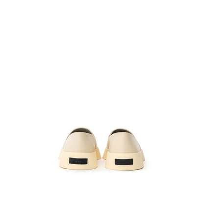 Beige Leather Slip-On Loafer-Fear Of God-LabelTerrace.com