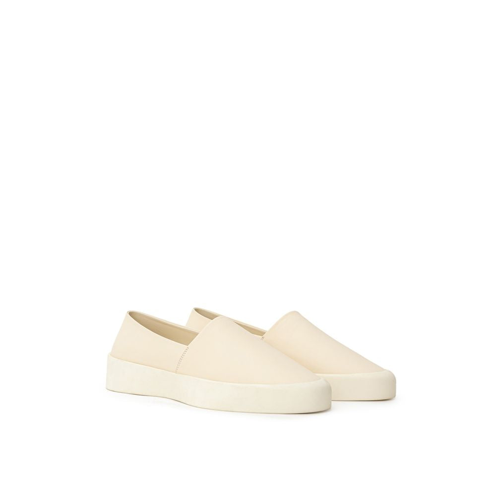 Beige Leather Slip-On Loafer-Fear Of God-LabelTerrace.com