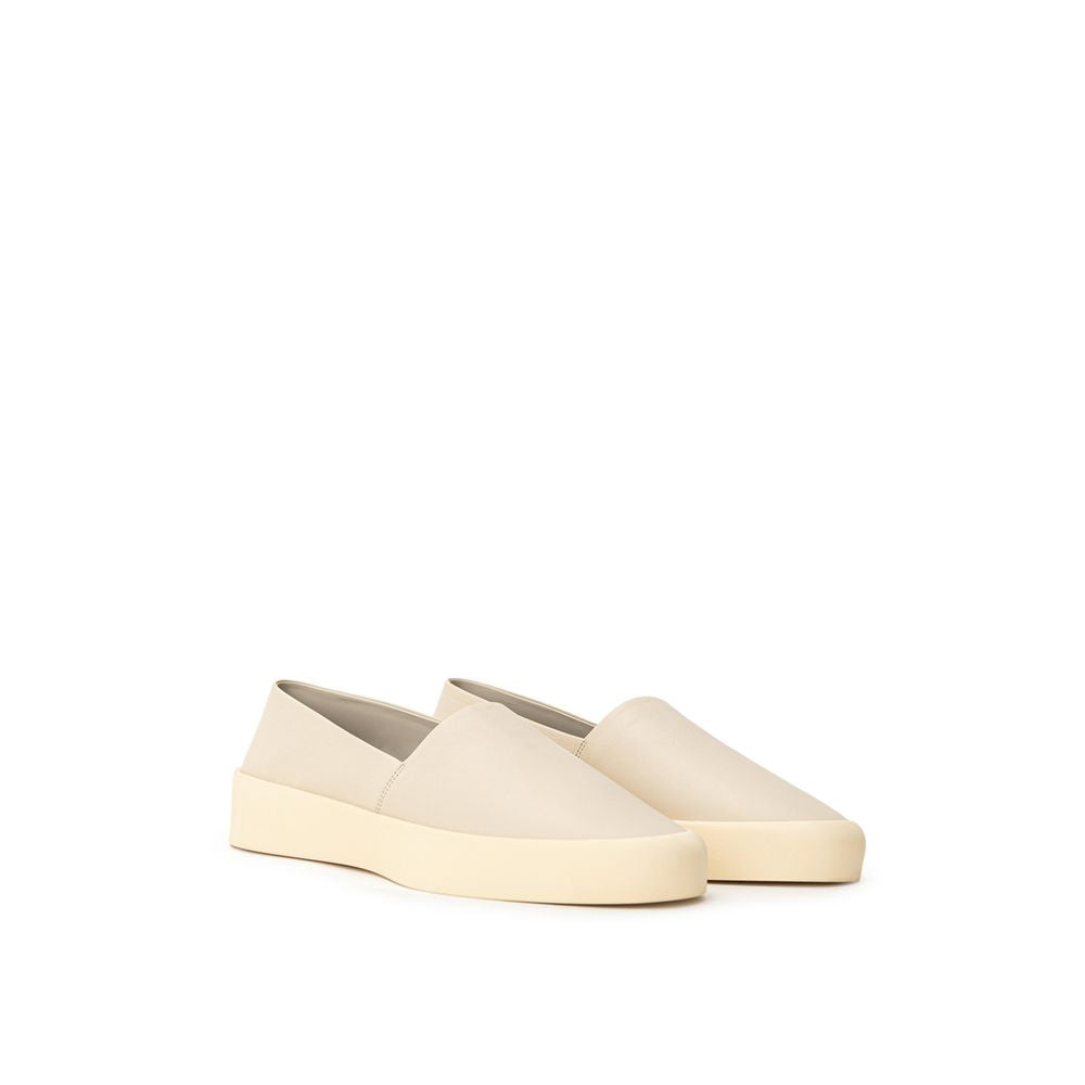 Beige Leather Slip-On Loafer-Fear Of God-LabelTerrace.com