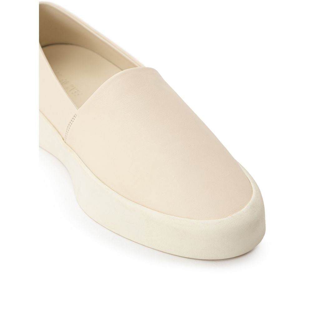 Beige Leather Slip-On Loafer-Fear Of God-LabelTerrace.com