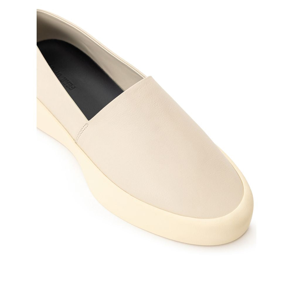 Beige Leather Slip-On Loafer-Fear Of God-LabelTerrace.com