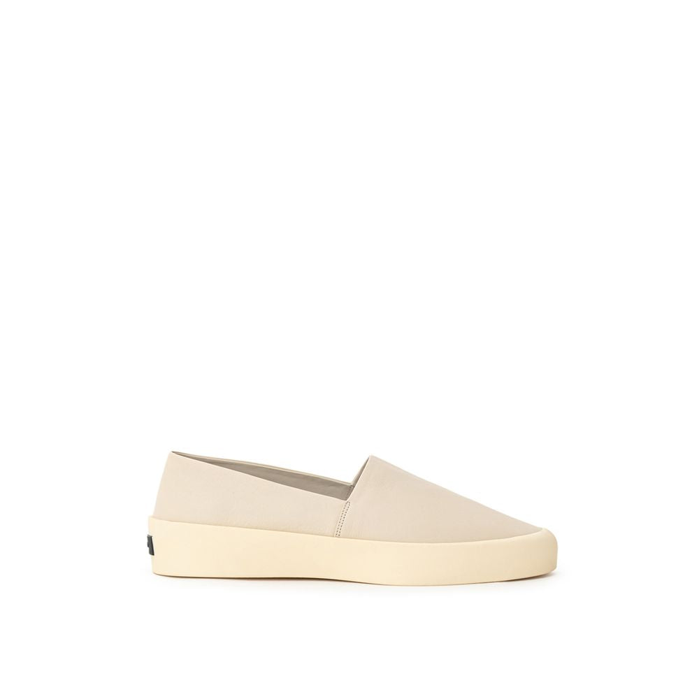 Beige Leather Slip-On Loafer-Fear Of God-LabelTerrace.com