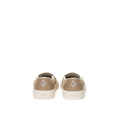 Beige Leather Sneaker-Dior-LabelTerrace.com