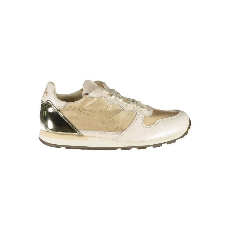 Beige Leather Women Sneaker-Diadora-LabelTerrace.com