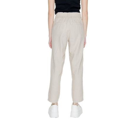 Beige Linen Pant
