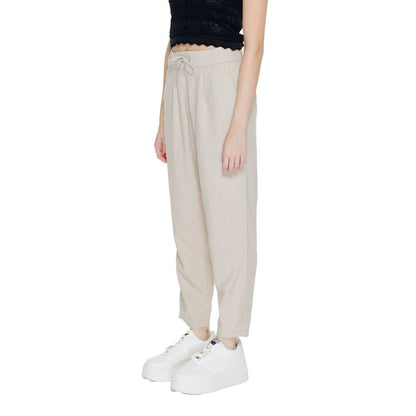 Beige Linen Pant