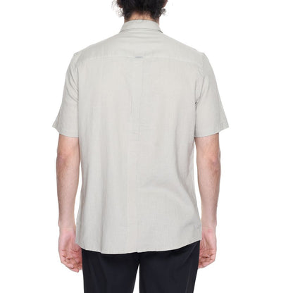 Beige Linen Shortsleeve-Antony Morato-LabelTerrace.com