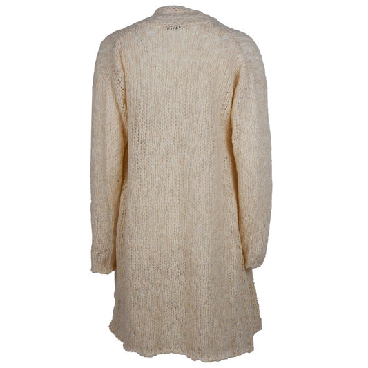 Beige Marabou Dress