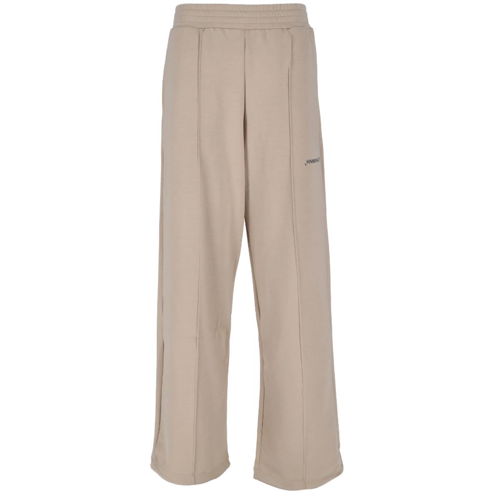 Beige Modal Women Pants-Hinnominate-LabelTerrace.com