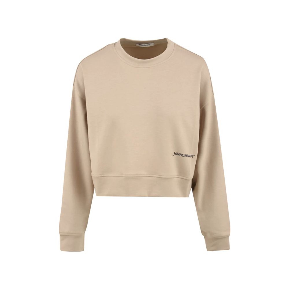 Beige Modal Women Sweater-Hinnominate-LabelTerrace.com