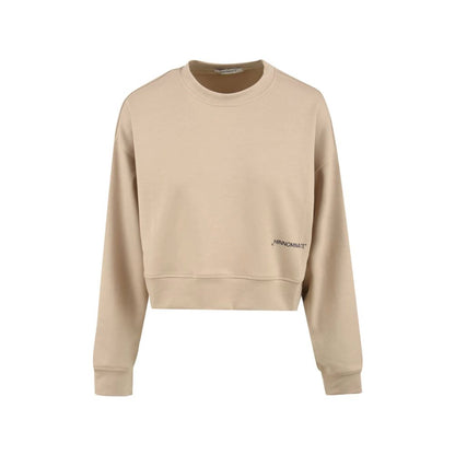 Beige Modal Women Sweater-Hinnominate-LabelTerrace.com