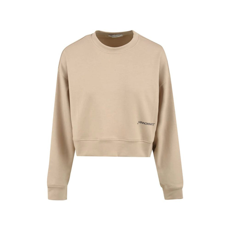Beige Modal Women Sweater-Hinnominate-LabelTerrace.com