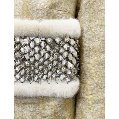 Crystal Embellished Coat-Dsquared²-LabelTerrace.com