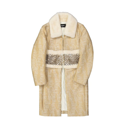 Crystal Embellished Coat-Dsquared²-LabelTerrace.com