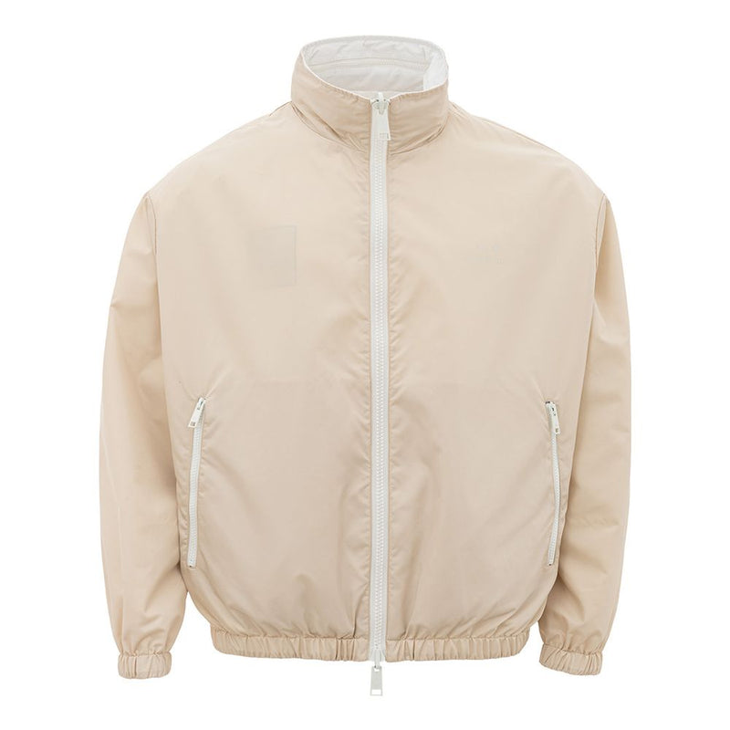 Beige Polyamide Jacket for the Modern Man-Armani Exchange-LabelTerrace.com