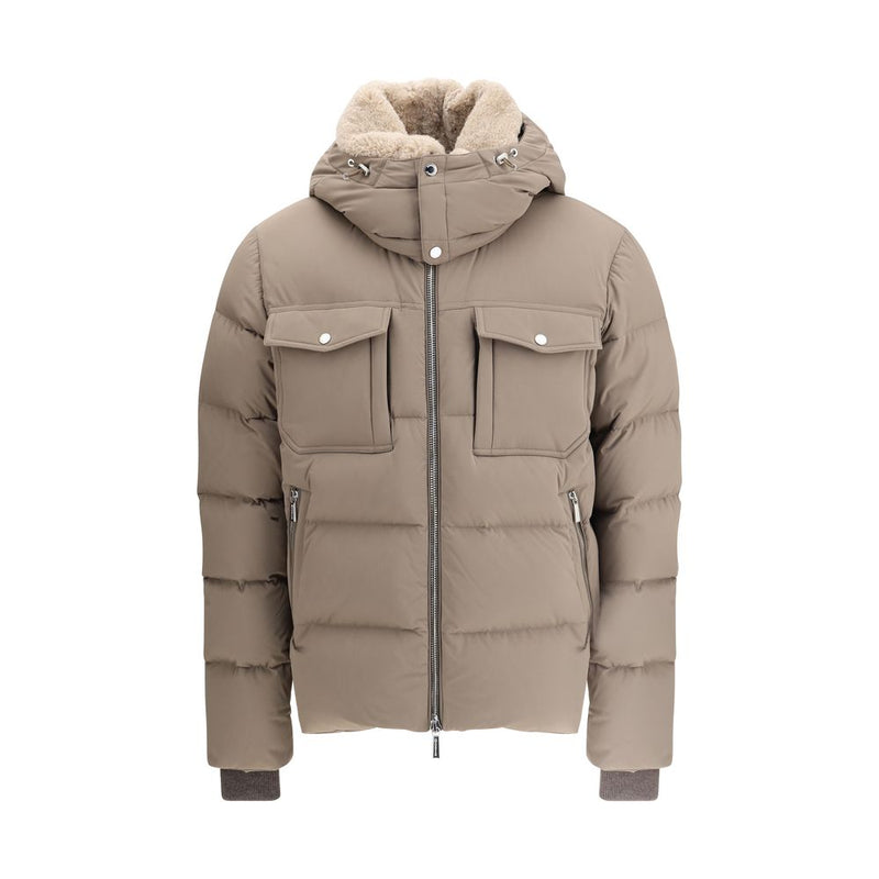 Beige Polyamide Parka