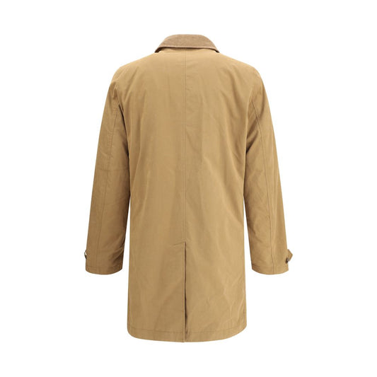 Beige Polyester Coat
