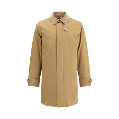 Beige Polyester Coat