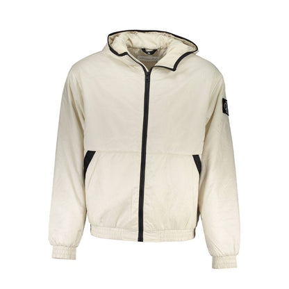 Beige Polyester Men Jacket-Calvin Klein-LabelTerrace.com