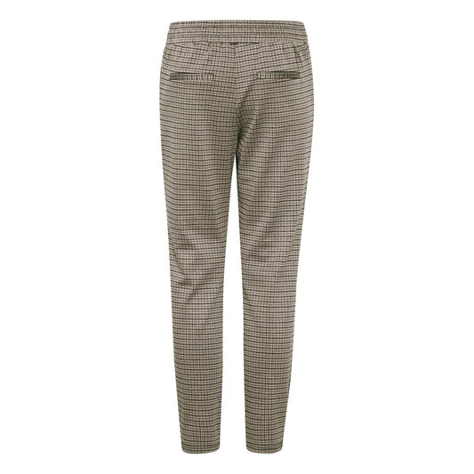 Beige Polyester Pant