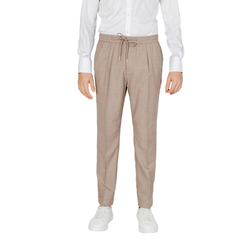 Beige Polyester Pant-Antony Morato-LabelTerrace.com