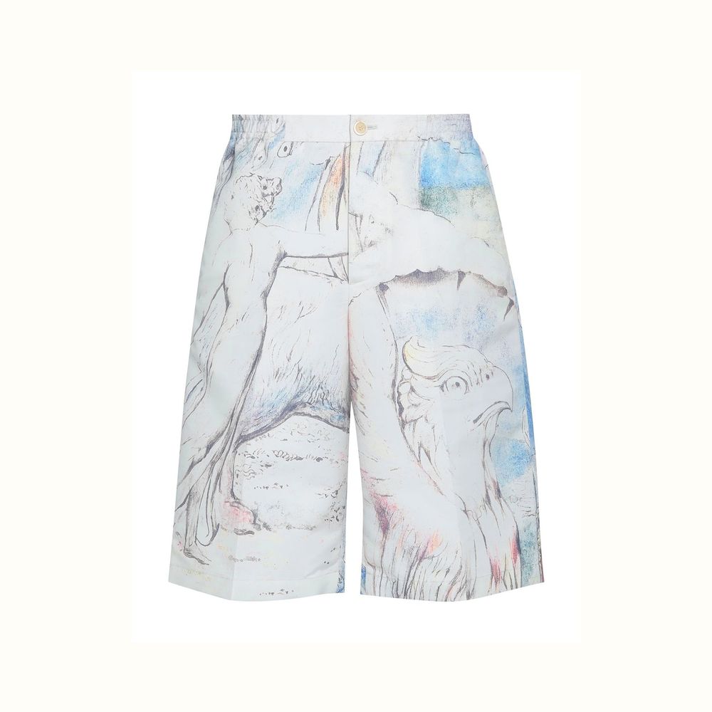 William Blake Dante Shorts-Alexander McQueen-LabelTerrace.com