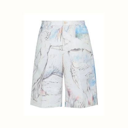 William Blake Dante Shorts-Alexander McQueen-LabelTerrace.com