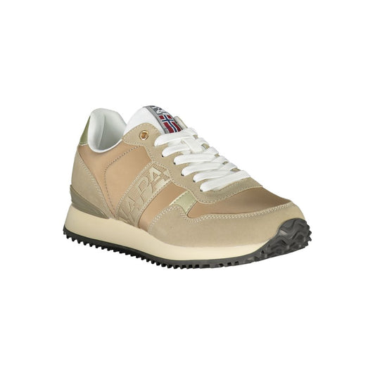 Beige Polyester Sneaker-Napapijri-LabelTerrace.com