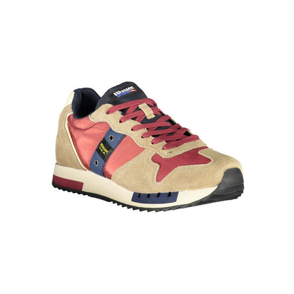 Beige Polyester Sneaker