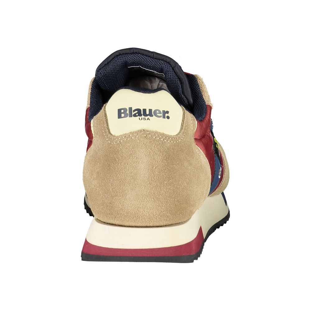 Beige Polyester Sneaker