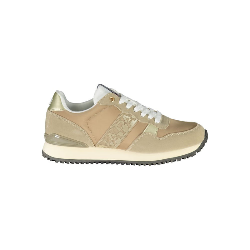 Beige Polyester Sneaker-Napapijri-LabelTerrace.com