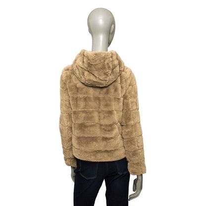 Beige Polyester Women Jacket-Baldinini Trend-LabelTerrace.com