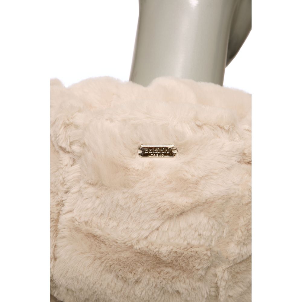 Beige Polyester Women Jacket-Baldinini Trend-LabelTerrace.com