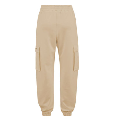 Beige Polyester Women Pants-Hinnominate-LabelTerrace.com