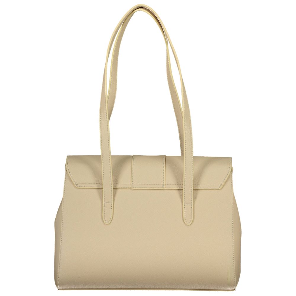 Beige Polyethylene Handbag-Mario Valentino-LabelTerrace.com