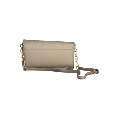 Beige Polyethylene Handbag-Mario Valentino-LabelTerrace.com