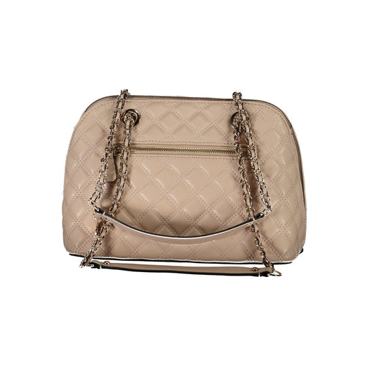 Beige Polyethylene Handbag-Guess Jeans-LabelTerrace.com