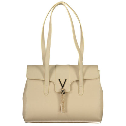 Beige Polyethylene Handbag-Mario Valentino-LabelTerrace.com