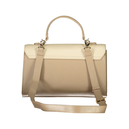 Beige Polyethylene Women Handbag-Mario Valentino-LabelTerrace.com