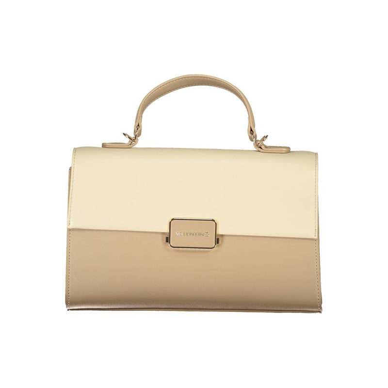 Beige Polyethylene Women Handbag-Mario Valentino-LabelTerrace.com