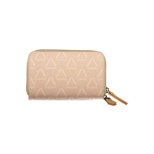 Beige Polyethylene Women Wallet-Mario Valentino-LabelTerrace.com