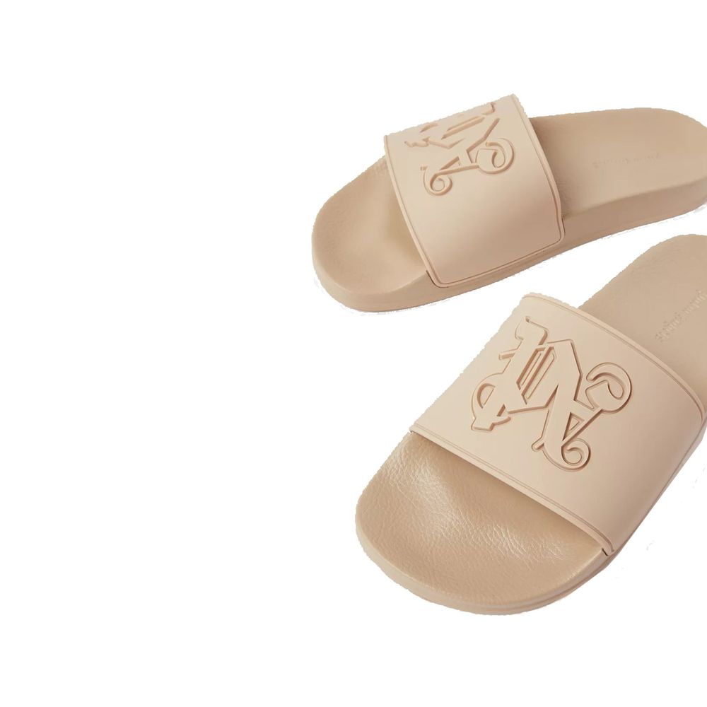 Monogram Pool Slides-Palm Angels-LabelTerrace.com