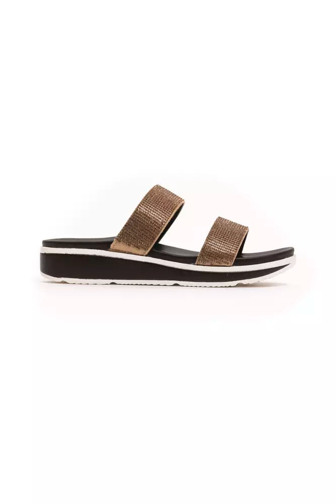 Beige Textile Women Sandal-Péché Originel-LabelTerrace.com