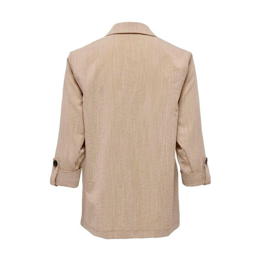 Beige Viscose Blazer