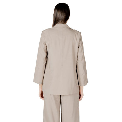 Beige Viscose Blazer