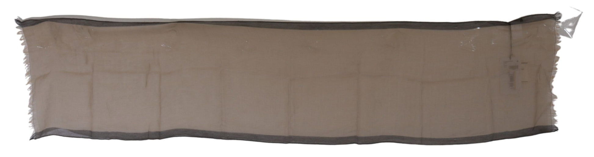 Beige Women Cotton Shawl Scarf